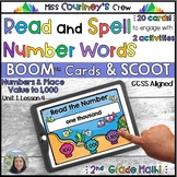 Boom Cards™ | Read & Spell Number Words to 1,000 | SCOOT |