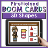 Boom Cards 3D Shapes Digital Distance Learning For Kinderg