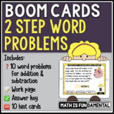 3rd Grade - Two Step Math Word Problems | Boom™ Cards | Di
