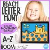 Boom Cards™ ● A-Z BEACH LETTER HUNT ● Alphabet Activities