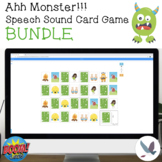 Boom Cards™: AH Monster! Speech Sounds Card Game Bundle