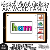 Boom Cards - AM Word Family Distance Learning