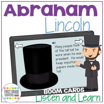 Preview of Abraham Lincoln Boom Cards