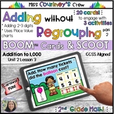 Boom Cards | Adding without Regrouping to 1000 | SCOOT | A