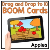 Boom Cards - Apple Drag & Drop to 10