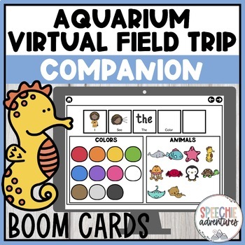 Preview of Aquarium Virtual Field Trip Companion Boom Cards