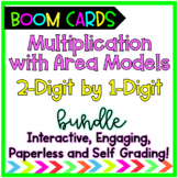 Boom Cards - Area Model Multiplication 2-Digit by 1-Digit Bundle