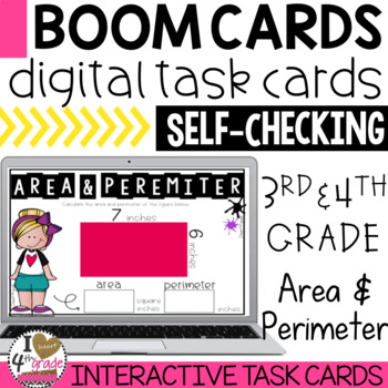 Preview of Boom Cards Area and Perimeter
