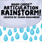 Boom Cards™️ Articulation Rainstorm!