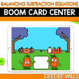 Boom Cards for Balancing Subtraction Equations - First Gra