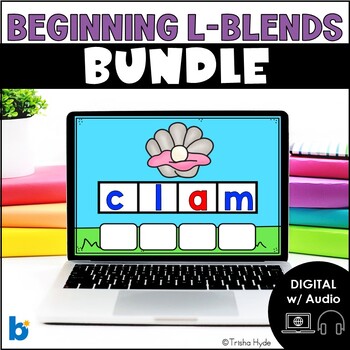 Preview of Beginning L Blends | Bundle | Phonics | Boom Cards