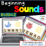 Boom Cards: Beginning Sounds 3 SET BUNDLE