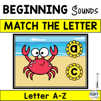 Preview of Beginning Sounds Boom Cards for Preschool