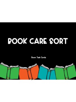 Preview of Boom Cards Care Book Sort