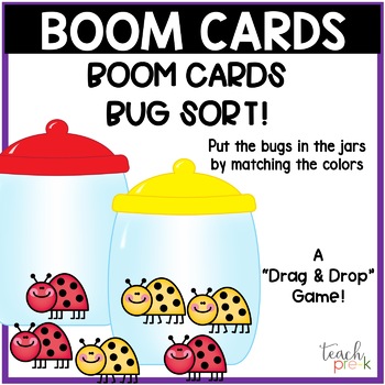 Preview of Boom Cards: Bug Sort  Distance Learning