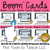 Boom™ Cards Bundle 6 Winter Sports Grammar Activities Digi