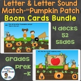 Boom Cards Bundle Alphabet Letters & Letter Sounds Match i