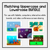 Boom Cards Bundle: Matching Uppercase and Lowercase