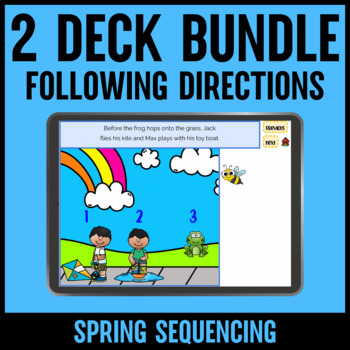 Preview of Bundle - Spring Following Directions with Sequential Concepts