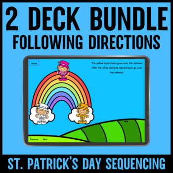 Preview of Bundle - Saint Patrick's Day Following Directions with Sequential Concepts