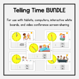 Boom Cards Bundle: Telling Time (with AM/PM)