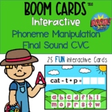 Boom Cards™ CVC Phoneme Manipulation Final Sound