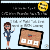 Boom Cards™ CVC Word Practice Bundle - Includes 8 Sets