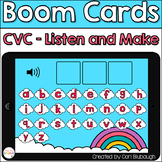 Boom Cards - CVC Words - Listen and Make