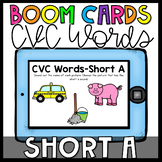 Boom Cards- CVC Words Short A Digital Task Cards