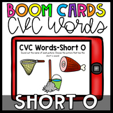 Boom Cards- CVC Words Short O Digital Task Cards