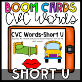Boom Cards- CVC Words Short U Digital Task Cards