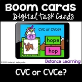 Boom Cards™: CVC vs. CVCe Word Cards. Unit 11 Phonics. Digital