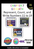 Boom Cards- Chapter 7- Go Math K -Represent Count Write 11