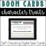 Character Trait Task Cards: Digital BOOM Cards (distance l