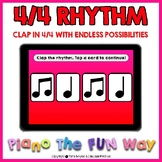 Boom Cards: Clapping in 4/4 Time Signature