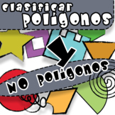 Boom Cards - Clasificar Poligonos y Las No-Poligonos (Spanish)
