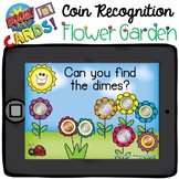 Boom Cards - Coin Recognition Flower Garden - Distant Learning