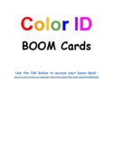 Boom Cards: Color ID