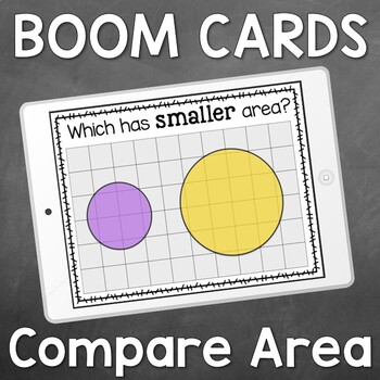 Preview of Boom Cards - Compare Area