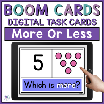 Preview of Boom Cards Comparing Numbers