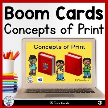 Preview of Boom Cards™ Concepts of Print