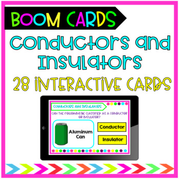 Preview of Boom Cards Conductors and Insulators