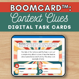 Boom Cards™: Context Clues & Inferences with  Vocabulary f