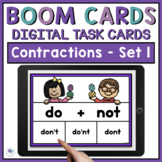 Boom Cards Contractions Spring Digital Distance Learning