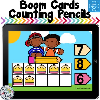 Preview of Boom Cards Counting 1-10 using ten frames Distance Learning