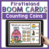 Boom Cards Counting Coins Counting Money Easter Spring Dig