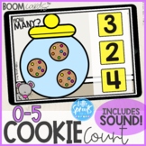 Boom Cards™ ● Counting Cookies ● Number Activity 0-5 ● Bac