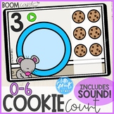 Boom Cards™ ● Counting Cookies ● Number Activity 0-6 ● Bac
