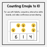 Boom Cards: Counting Emojis to 10