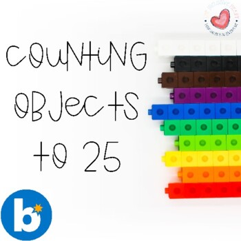 Preview of Boom Cards™ Counting Objects to 25